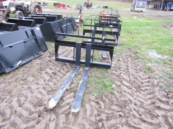 NEW 48" KIVEL 3500LB PALLET FORK SKIDSTEER