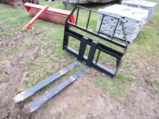 NEW 48" KIVEL 3500LB PALLET FORK SKIDSTEER