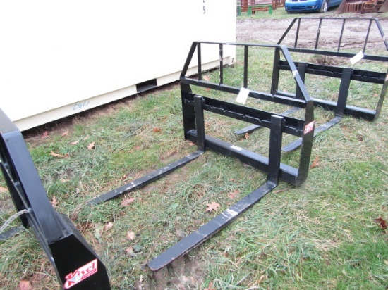 NEW 48" KIVEL 2000LB PALLET FORK SKIDSTEER