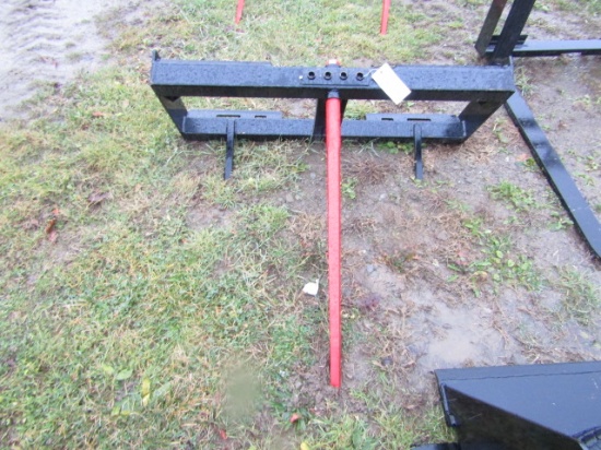 NEW KIVEL SINGLE PRONG BALE SPEAR SKIDSTEER