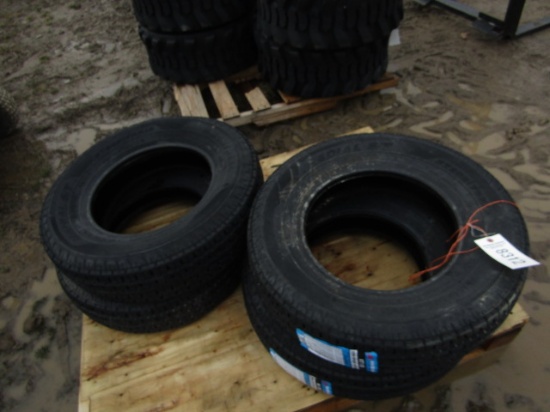 SET OF 4 NEW ST205/75R15 RADIAL TRAILER TIRES