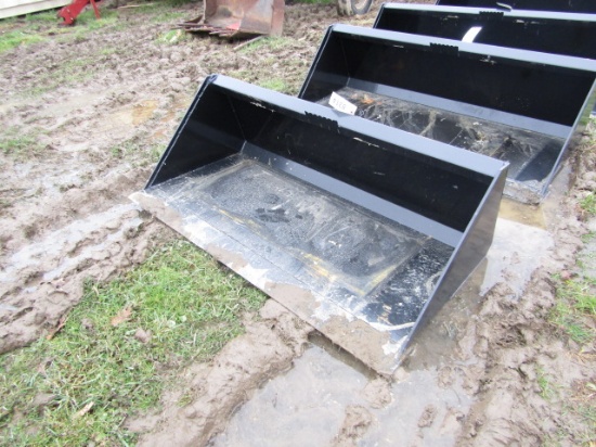 NEW 60" KIVEL SKIDSTEER BUCKET