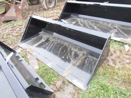 NEW 72" KIVEL SKIDSTEER BUCKET