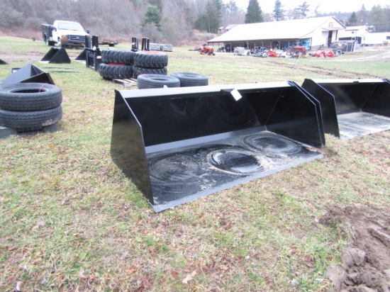 NEW 84" LARGE CAPACITY SNOW/MATERIAL BUCKET