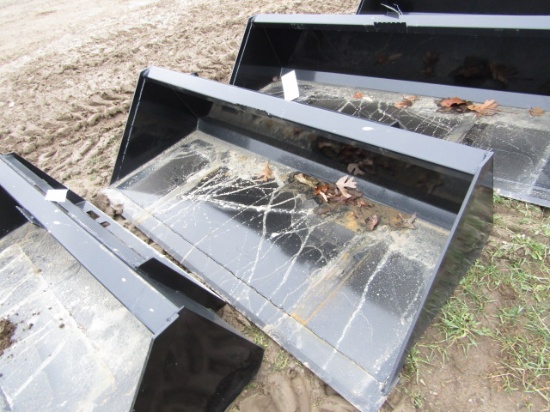 NEW 72" KIVEL SKIDSTEER BUCKET