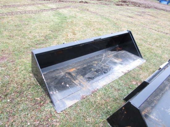 NEW 84" KIVEL SKIDSTEER BUCKET