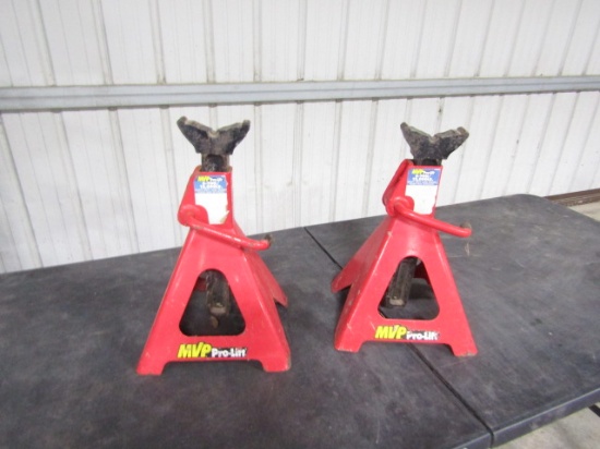 PAIR OF MVP PRO LIFT JACK STANDS 6 TON/12000LB