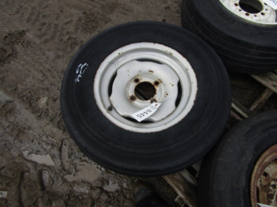 FIRESTONE IMPLEMENT TIRE 6.70-15 ON 4 LUG RIM