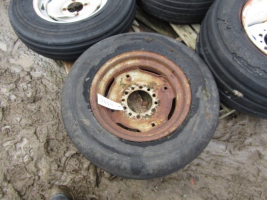 FIRESTONE IMPLEMENT TIRE 6.70-15 ON 6 LUG RIM