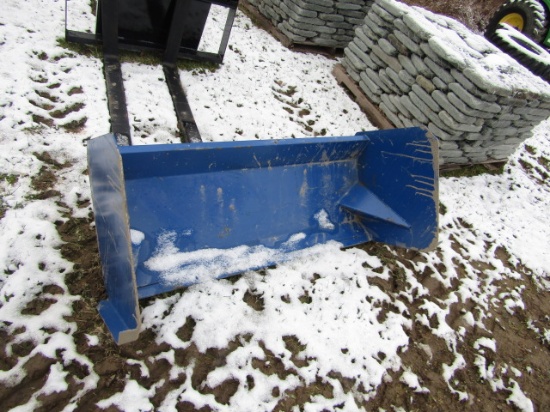 SNOW PUSHER FOR DINGO ATTACH SKID STEER LOADER