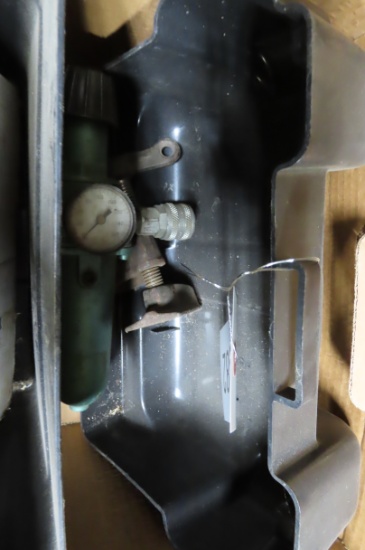BATTERY BOX, CASTERS, AIR REGULATOR