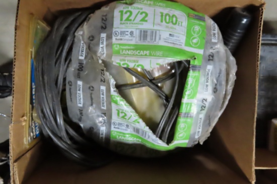 BOX OF STAPLES, WIRE