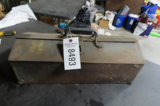 METAL TOOLBOX WITH CONTENTS