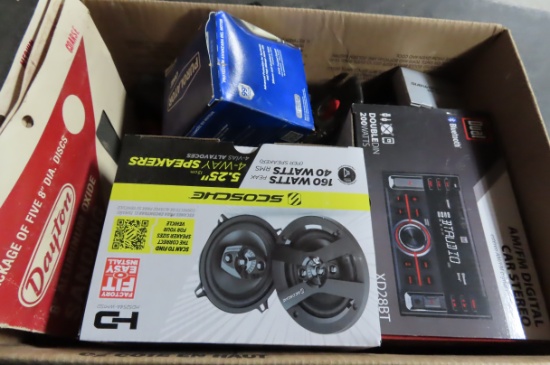 AM/FM CAR STEREO AND SPEAKERS