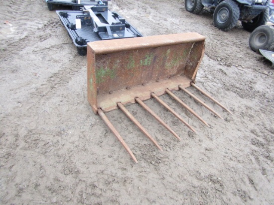 JOHN DEERE MANURE FORK PIN ON STYLE
