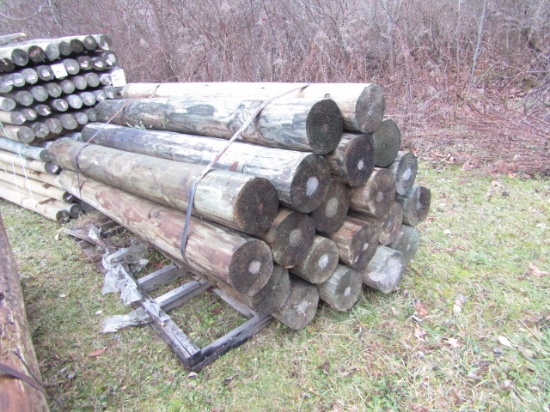 TREATED POSTS MIX OF 8FTX9" AND 8FTX 8"