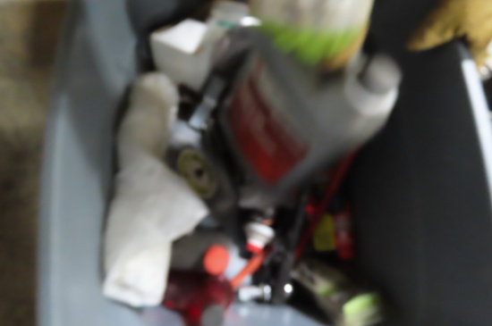 TOTE OF MISC - ENGINE OIL, FUEL INJECTOR CLEANER,