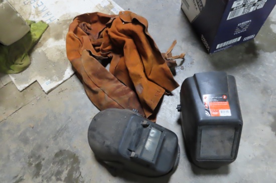 2 WELDING HELMETS