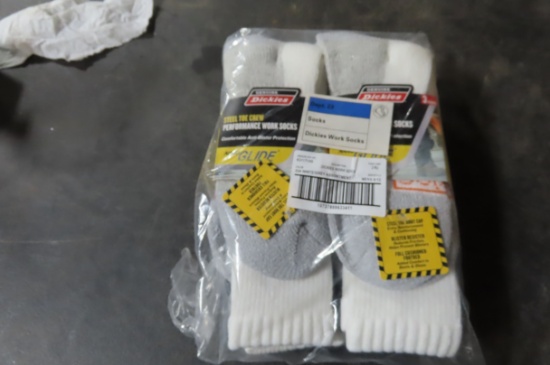 DICKIES STEEL TOE CREW PERFORMANCE WORK SOCKS