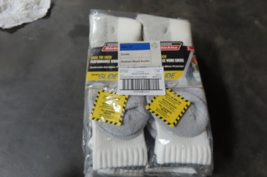 DICKIES STEEL TOE CREW PERFORMANCE WORK SOCKS