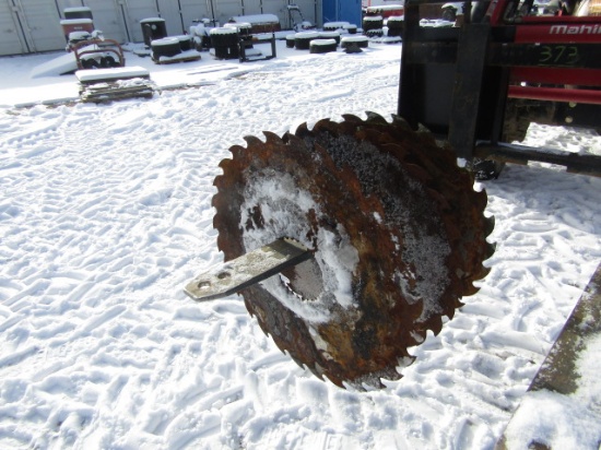 3 LARGE SAW BLADES