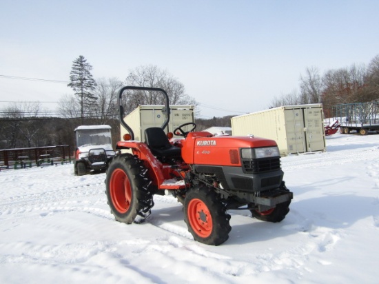 KUBOTA L3400 4WD HST, ROPS, 3PT HITCH 540 PTO