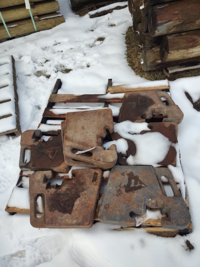 ALLIS CHALMERS SUITCASE WEIGHTS - 7 TIMES BID