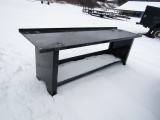 90 X 28 METAL WORK BENCH