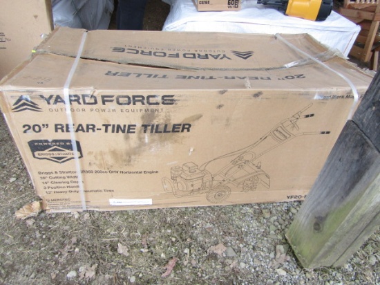 YARDFORCE 20" REAR TINE TILLER