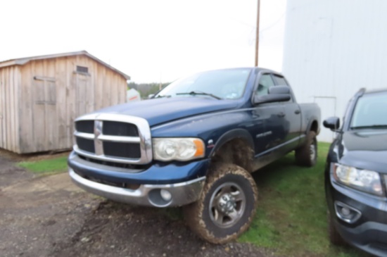 2003 DODGE 4X4 135,869 MILES, QUAD CAB