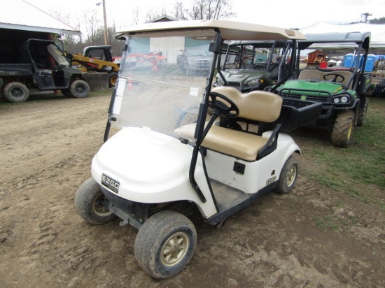 EZGO GOLF CART CHARGER IS WIRED IN UNDERSEAT