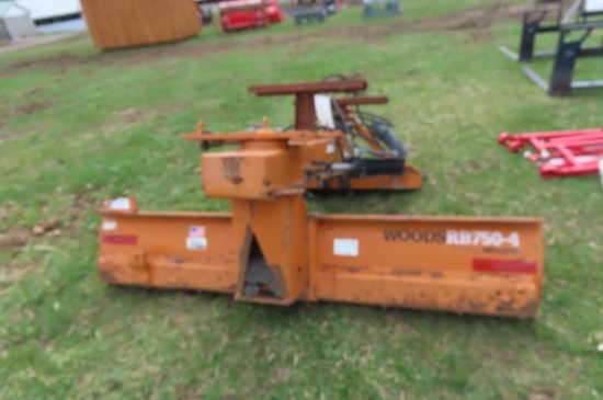 WOODS RB750-4 7FT 3PT HITCH HYDRAULIC