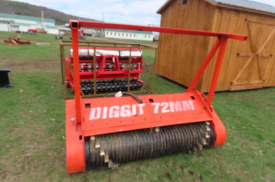 USED DIGGIT 72MM SKIDSTEER ATTACH MULCHING HEAD