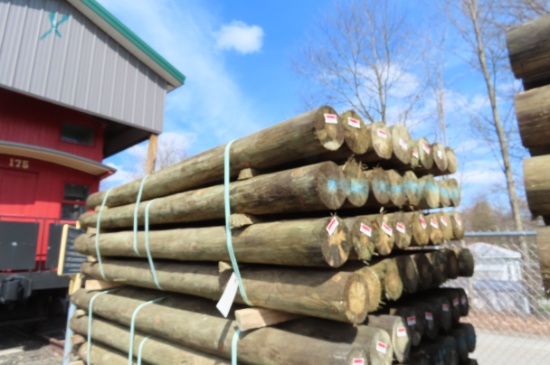 PRESSURE TREATED POST 4-5/8X7 32 TIMES BID