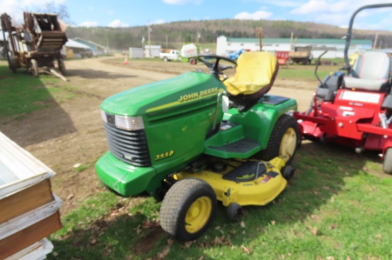 JOHN DEERE 355D LAWN MOWER W/ 48" DEDK 093