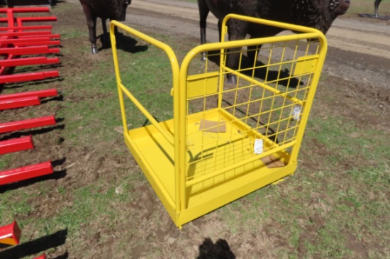 NEW PALLET FORK MOUNT SAFETY BASKET