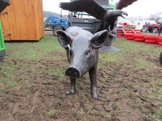 ALUMINUM PIG- HAS SHIPPING SCRATCHES