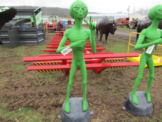ALUMINUM ALIEN - HAS SHIPPING SCRATCHES