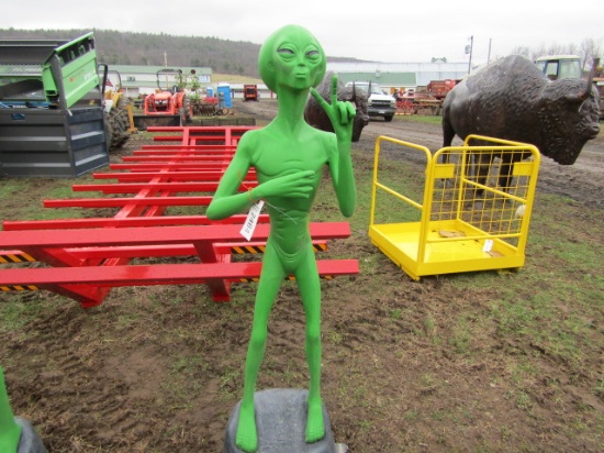 ALUMINUM ALIEN - HAS SHIPPING SCRATCHES