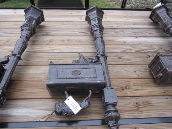 ALUMINUM BUFFALO MAILBOX- HAS SHIPPING SCRATCHES