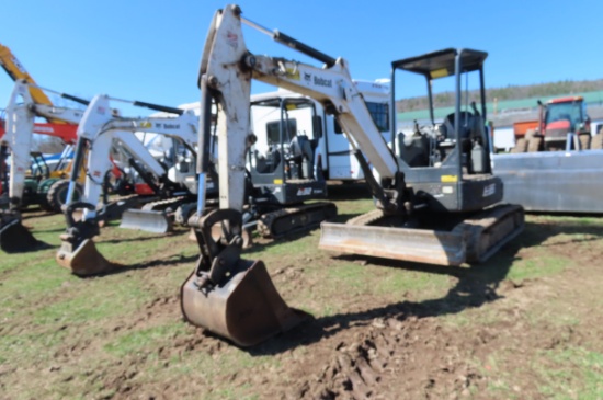 2018 BOBCAT E35 EXCAVATOR PUSH BLADE,
