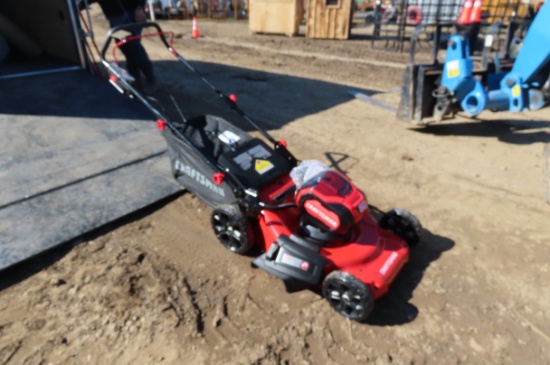 NEW CRAFTSMAN 60VOLT PUSHMOWER WITH BAGGER