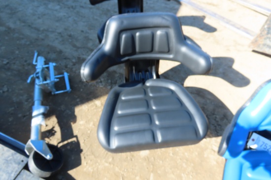 NEW WRAP AROUND BLACK TRACTOR SEAT