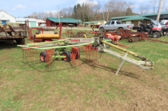 CLAAS LINER 350T RAKE FROM RICH MERRIOTT ESTATE