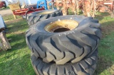 4 TIRES 16.00X24 TIRES AND RIMS OFF INTERNATIONAL
