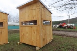 6X6 DEER BLIND- MADE OF ROUGH CUT SHIPLAP