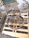 2 STEEL WHEELS