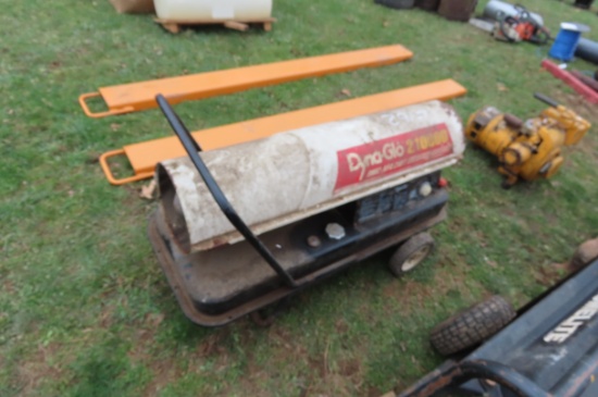 DYNAGLO 21000 SALEMANDER HEATER HAS BUSTED