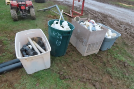 PVC FITTINGS - 4 TOTES
