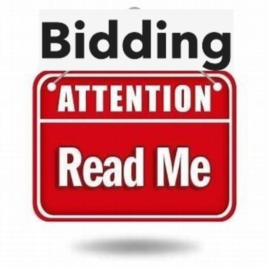 PLEASE BE DILIGENT WHEN WATCHING/BIDDING, IT IS